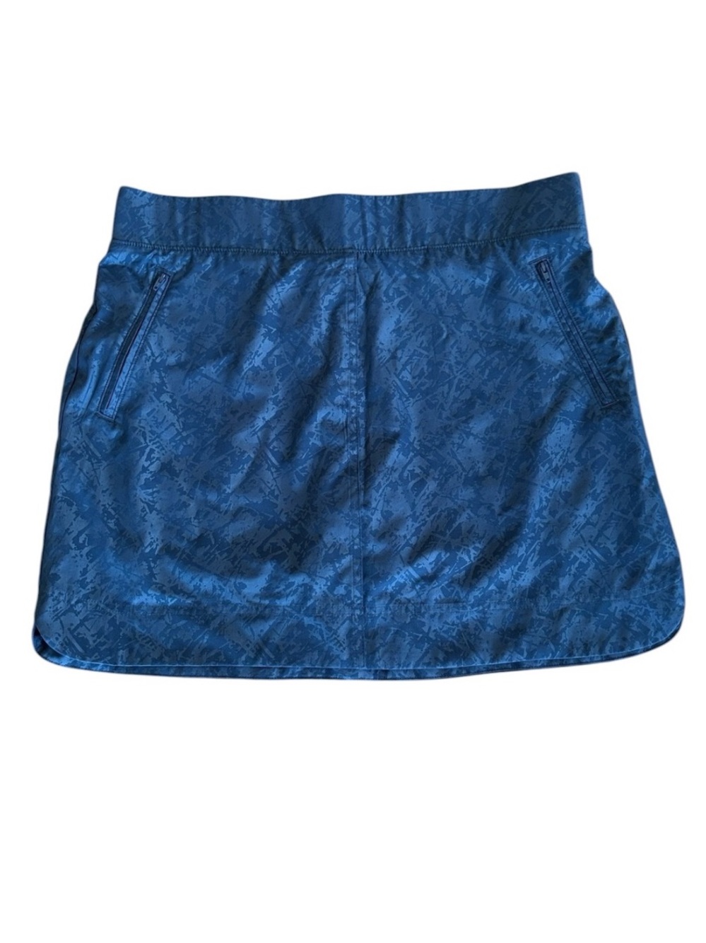 Orvis Blue Embossed Travel Skort Size L